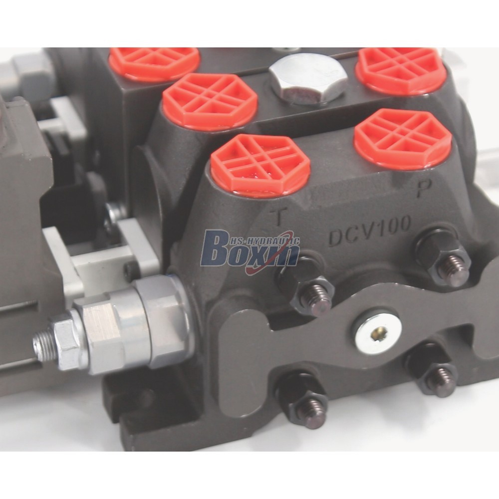 Reliable DCV100EMA-YT-JYT-J-K Electric Motor 2 Spool Hydraulic Directional Valve detail image